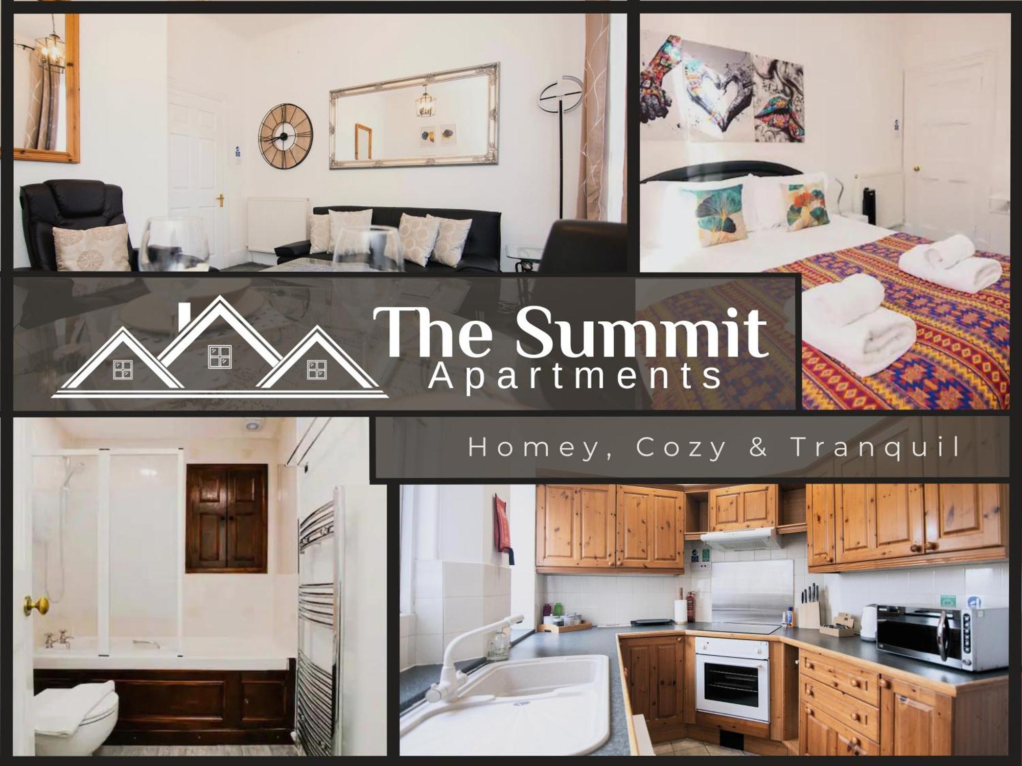 The Summit Apartment - Large 1 bedroom Condo in Aberdeen Westend with Free Parking Buitenkant foto